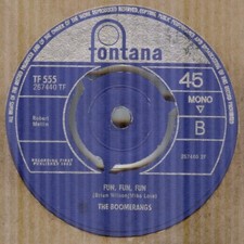THE BOOMERANGS*FUN, FUN, FUN*BEAT MUSIC*FONTANA*HEAR IT comprar usado  Enviando para Brazil