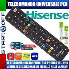 Telecomando hisense universale usato  Raffadali