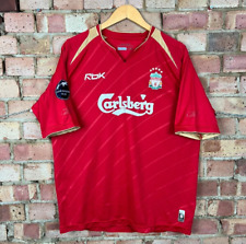 Camisa de futebol Liverpool XL 2005 2006 emblemas europeus da casa camisa de futebol Reebok comprar usado  Enviando para Brazil