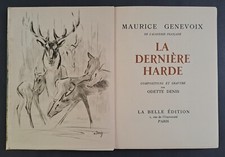 Genevoix. dernière harde. d'occasion  Nice-
