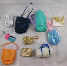 Lote de acessórios tamanho boneca Barbie bolsa barril mochila noite casual bolsa escolar comprar usado  Enviando para Brazil