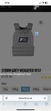 Force fitness weighted for sale  BARKING