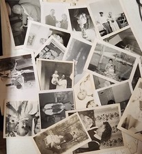 TODO BEBÊ com PESSOAS Lote 100 ALEATÓRIO Vintage PRETO E BRANCO ENCONTRADO FOTO BOLSA DE MÃO, usado comprar usado  Enviando para Brazil