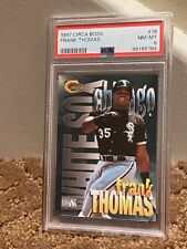 1997 Circa Boss Embossed Frank Thomas PSA 8 #18 Card NEW CASE LOW POP comprar usado  Enviando para Brazil
