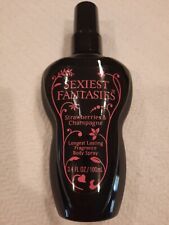SEXIEST FANTASIES MORANGOS E CHAMPANHE 3,4 oz fragrância spray corporal discoteca rara, usado comprar usado  Enviando para Brazil