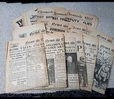 Ww2 newspapers news for sale  PORTLAND