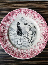 Lot assiettes parlantes d'occasion  Le Puy-en-Velay
