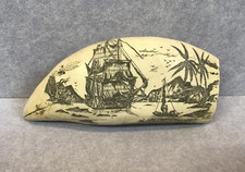 Scrimshaw faux whale for sale  UK