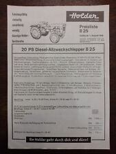Holder preisliste schlepper gebraucht kaufen  Wedemark
