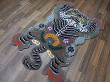 Tibetan tiger rug for sale  Kensington