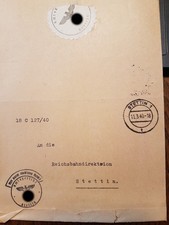 Stettin faltbrief postgelaufen gebraucht kaufen  Vallendar