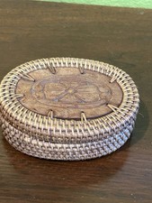 Indonesian rattan trinket for sale  Santa Ana