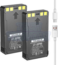 2-Pack Upgrade Rechargeable Batteries, for LIT-22 PRO  (7.7V, 6.37Ah) - NEW comprar usado  Enviando para Brazil