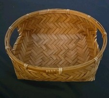 Bamboo woven basket for sale  Brighton