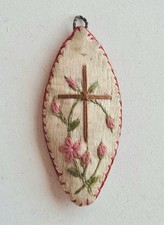Ancienne relique tissu d'occasion  Matour