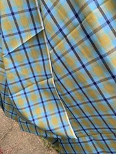 Retro checked cotton for sale  DOWNHAM MARKET