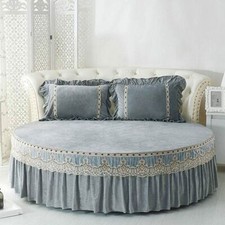Colchão de Colcha Cama Clássica Cama Redonda Cama Decorativa-A-Diâmetro 200cm comprar usado  Enviando para Brazil