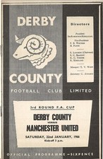 man utd 1958 programme for sale  FARINGDON