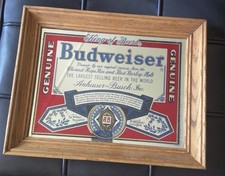 Vintage budweiser mirror for sale  Concord