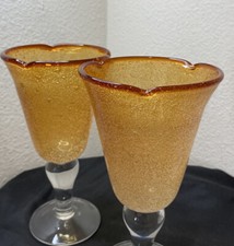 Art glass stemmed for sale  Indio