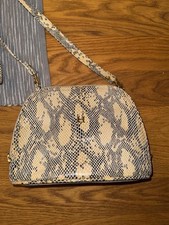 Schlangen leder tasche gebraucht kaufen  Weil am Rhein