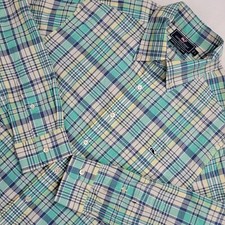 Camisa masculina Vineyard Vines Tucker Whale fina com botões tamanho G xadrez pastel Preppy, usado comprar usado  Enviando para Brazil