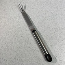 Hayco 18" churrasqueira longa garfo de 3 pinos aço inoxidável grelha ferramenta utensílio preto prata  comprar usado Hayco 18" churrasqueira longa garfo de 3 pinos aço inoxidável grelha ferramenta utensílio preto prata  comprar usado  Enviando para Brazil