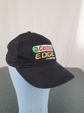 Chapéu de corrida Castrol Edge preto bom estado postagem grátis tamanho único serve para a maioria  comprar usado  Enviando para Brazil