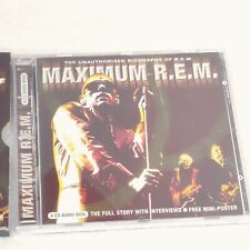 Maximum REM Cd Unauthorised Biography Free Poster comprar usado  Enviando para Brazil