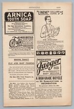 Roupa íntima de lã Ad Jaeger com estampa dos anos 1890–1910, sabonete de dente de arnica, hidromel Prentiss comprar usado  Enviando para Brazil