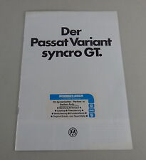 Prospekt broschüre passat gebraucht kaufen  Jever