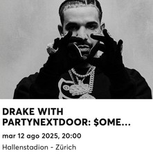 Ticket drake zurich usato  Rosa