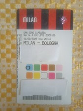 Milan bologna 2025 usato  Torino