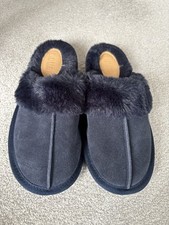 Hotter navy slippers for sale  ROCHDALE