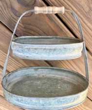 Vintage galvanized tiered for sale  Austin