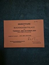 Buckingham palace investiture for sale  HITCHIN