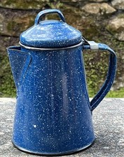 Vintage blue enamel for sale  HELSTON
