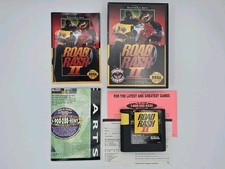 Road Rash II 2 Sega Genesis 1992 completo na caixa manual e inserções na caixa comprar usado  Enviando para Brazil