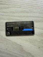 Typenschild simson sr4 gebraucht kaufen  Georgenthal