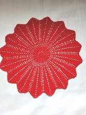 Häkeldeckchen farbe rot gebraucht kaufen  Karlshausen, Neuerburg, Rodershausen