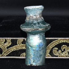 Usado, Autêntica garrafa de vidro romana antiga com pátina iridescente século I dC comprar usado  Enviando para Brazil