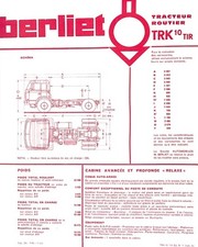 Berliet trk tir d'occasion  Les Bordes
