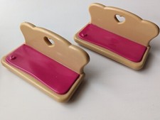 Lote de 2 peças de reposição de móveis para restaurante de massas Lil Woodzeez, usado comprar usado  Enviando para Brazil