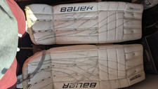 Bauer goalie leg for sale  TAMWORTH