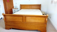 French oak sleigh for sale  BIRMINGHAM