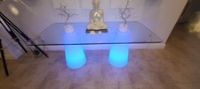 Glass table glow for sale  Fort Lauderdale