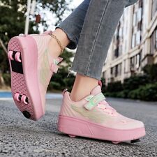 Sapatos de patins para criança menino menina crianças 4 rodas tênis calçado esportivo comprar usado  Enviando para Brazil