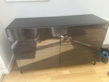 Ikea cabinet black for sale  SIDCUP