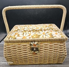 Vtg woven wicker for sale  Carson City