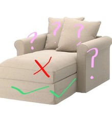 Ikea gronlid cover for sale  GLASGOW